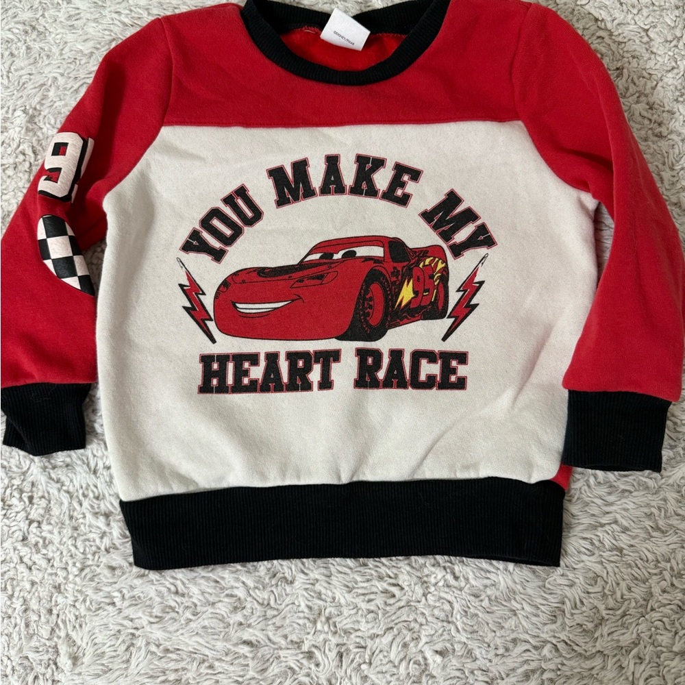 Lightening McQueen Cars Themed Sweatshirt